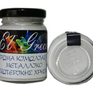 Тебеширена боя металик White Titanium 110ml