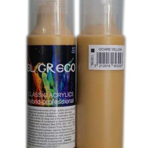 Мулти-хибридна акрилна боя Ochre Yellow 130ml