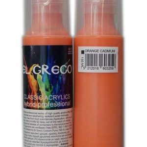 Мулти-хибридна акрилна боя Orange Cadmium 130ml