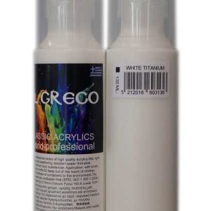 Мулти-хибридна акрилна боя White Titanium 130ml