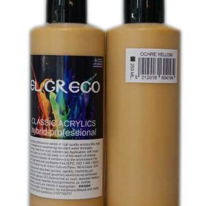 Мулти-хибридна акрилна боя Ochre Yellow 250ml