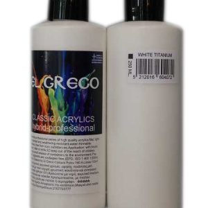 Мулти-хибридна акрилна боя White Titanium 250ml