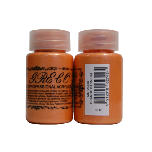 Мулти-хибридна акрилна боя металик 60ml Orange Cadmium
