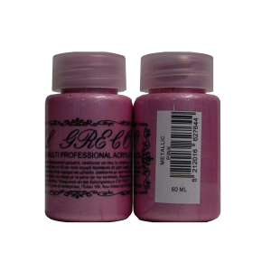 Мулти-хибридна акрилна боя металик 60ml Pink