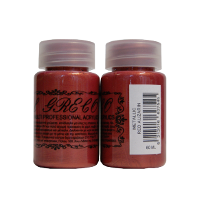 Мулти-хибридна акрилна боя металик 60ml Red Alizarin