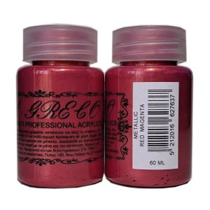 Мулти-хибридна акрилна боя металик 60ml Red Magenta