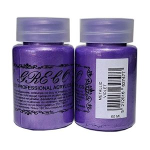 Мулти-хибридна акрилна боя металик 60ml Violet