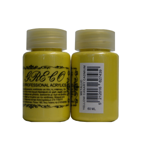 Мулти-хибридна акрилна боя металик 60ml Yellow Canary Cadmium