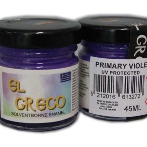 Емайлова плътна боя за стъклопис Primary Violet 45ml