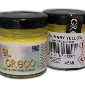 Емайлова плътна боя за стъклопис Primary Yellow 45ml