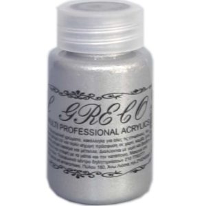 Мулти-хибридна акрилна боя металик 60ml Silver