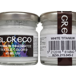 Боя за текстил 45мл White Titanium