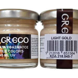 Боя за текстил металик Light Gold