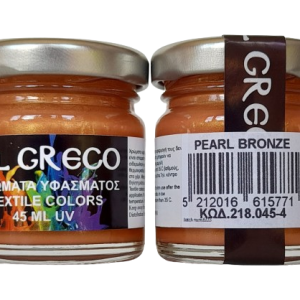 Боя за текстил металик Pearl Bronze
