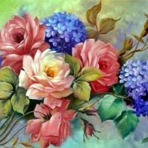 Декупажна оризова хартия 017