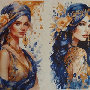 Декупажна оризова хартия ST0390