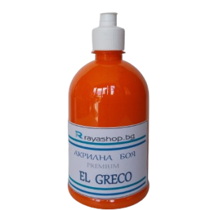 Акрилна боя Premium Orange Cadmium 500ml