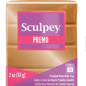 Полимерна глина Premo! Accents Sculpey 57гр Gold