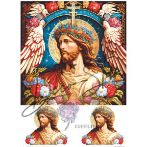 Декупажна оризова хартия ST0361