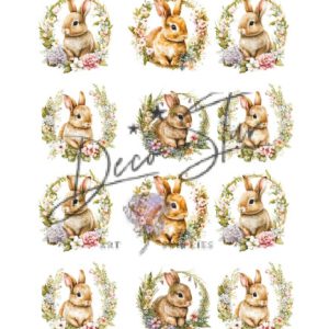 Декупажна оризова хартия ST0369